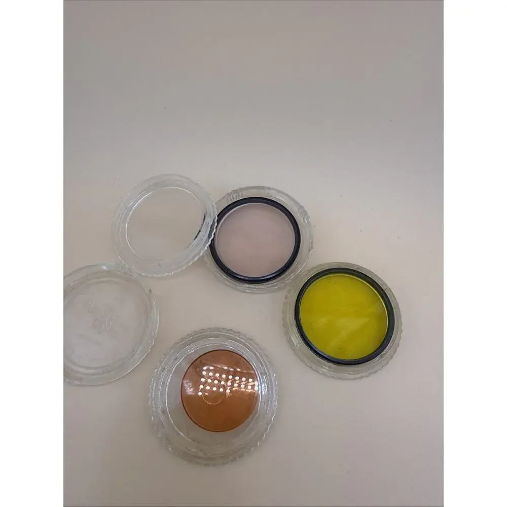Vintage Tiffen Series #6 Drop-In Lens Filters Set of 3 Lenses USA